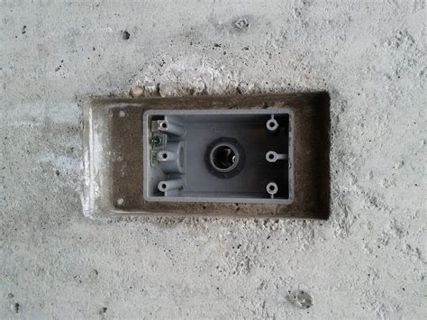 electrical box to cast in concrete|used boxes for concrete walls.